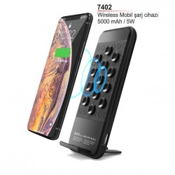 Wireless Mobil Şarj Cihazı - 7402